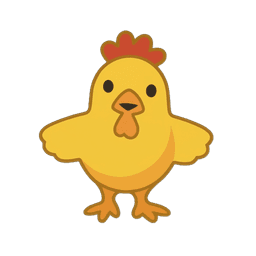 ChickyTutor mascot with headphones